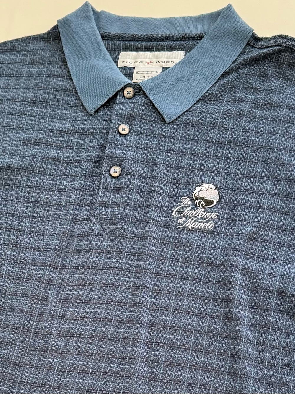 Vintage Tiger Woods Nike Polo Shirt Super Rare - The Challenge at Manele